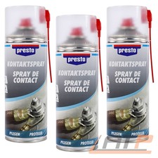 3x 400ml PRESTO KONTAKTSPRAY KONTAKTREINIGER ELEKTROSPRAY 157141 32091751