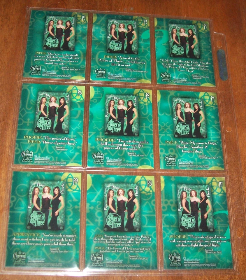 Nine 2003 Inkworks CHARMED The Power of Three Puzzle Set - Image 2 of 2