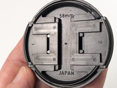 Pentax Clip-on 58mm Front Lens Cap - Made In Japan - Photo 5/6