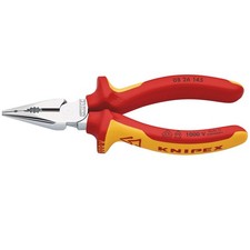 Image of KNIPEX 08 26 145 SB VDE Needle-Nose Combination Pliers,145mm