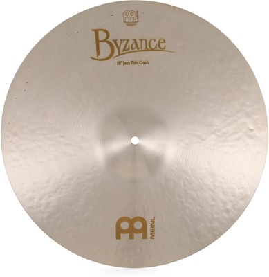 Meinl Cymbals Byzance Jazz Thin Crash Cymbal - 18 inch