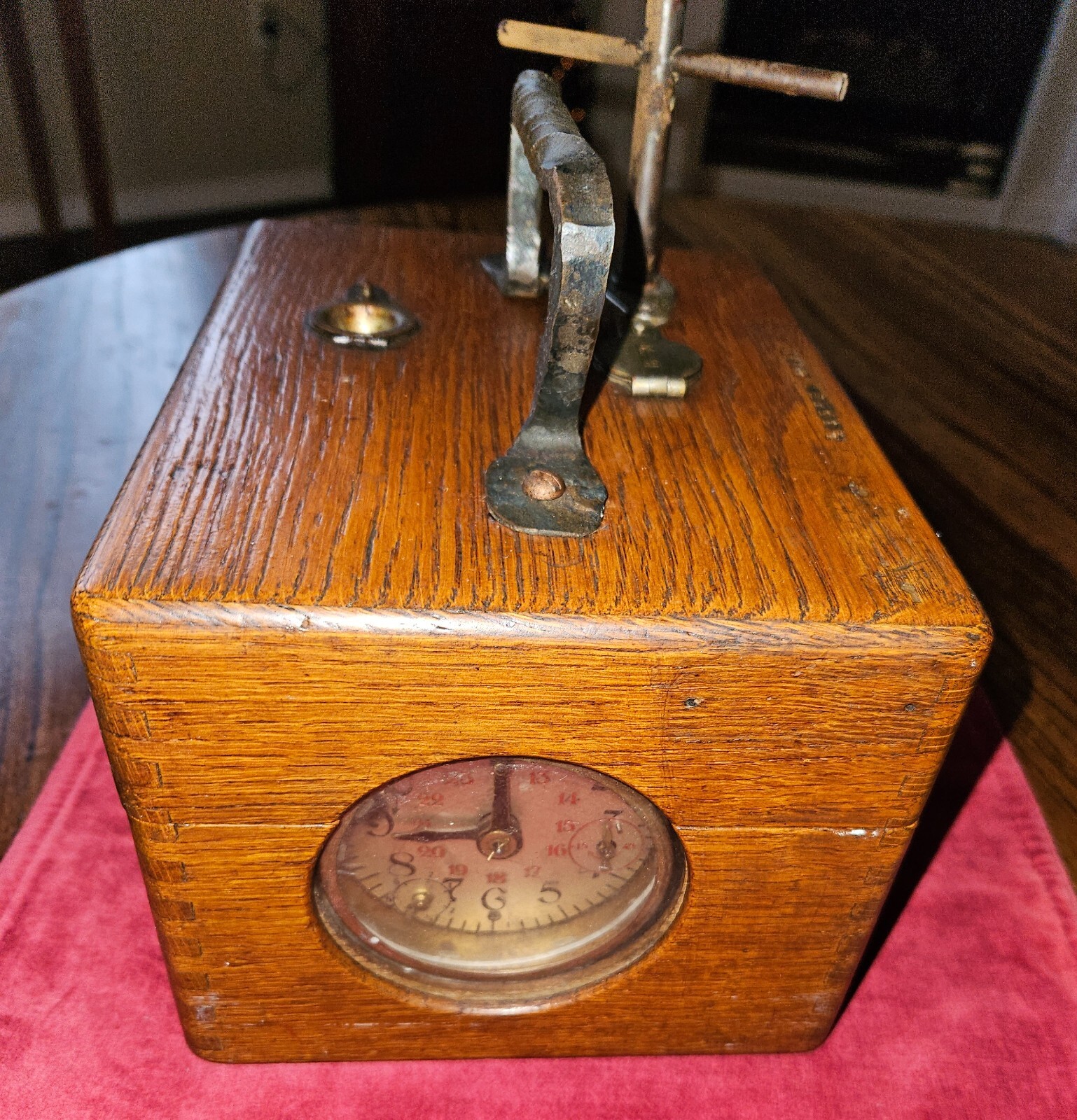 Early 20th Century German Benzing Oak Pigeon Clock Timer eBay