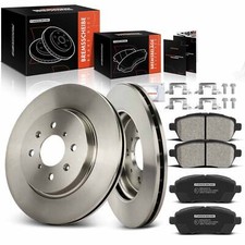 272mm Brake Discs & Brake Pads Front for Suzuki Swift 2010-On 1.2 1.3 5531168L50