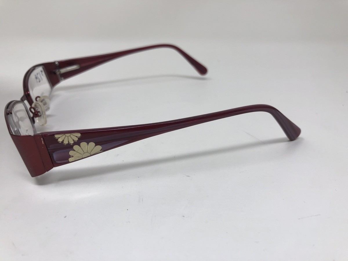 takaページ Taka Eyeglasses Women's Frame T2628 49/17/135 Burgundy Flex Hinge