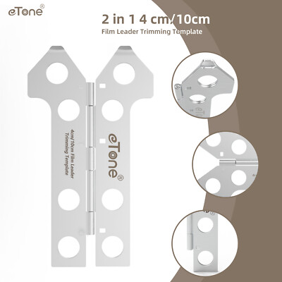 eTone 2 in 1 4cm/10cm Film Leader Trimming Cutting Template Leica ABLON Style