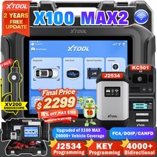 2025 XTOOL X100 MAX2 Car Key Programmer & Dia...