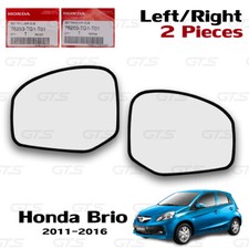 Pair Left Right Lens Glass Wing Mirror Side For Honda Brio Hatchback 2011 2016 Pair Left Right Lens Glass Wing Mirror Side For Honda Brio Hatchback 2011 2016