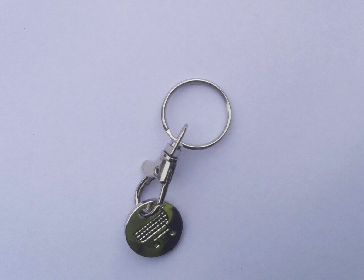 Branded Trolley Coin Keyrings In Metal | Total Merchandise - Foto 2