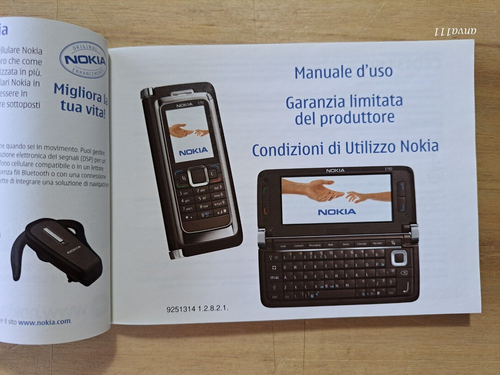 NOKIA E 90 COMMUNICATOR - Manuale d' Uso originale in Italiano / 2007 - Foto 2 di 2