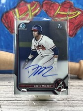 DAVID McCABE '22 Bowman Chrome 1st Auto Atlanta Braves (AR-354)