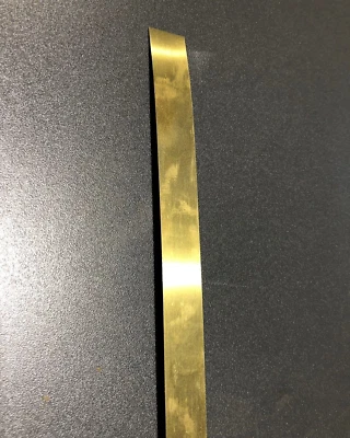 Brass Metal Strip Coil Roll 1mm x 19mm CZ108 HH Table Edging Inlay Model Making