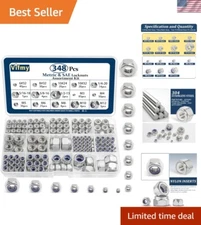 Stainless Steel Lock Nuts Set with Nylon Inserts for Ultimate Durability