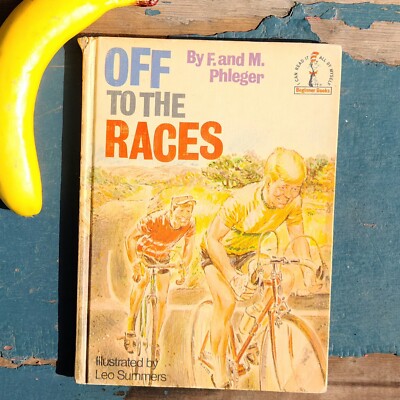 Vintage Cat in Hat Off to the Races F and M Phleger 1968 Beginner Books Random 
