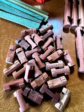 Playskool Lincoln Logs Set 884 Blacksmith 1978 - 66 Pieces in Original Box