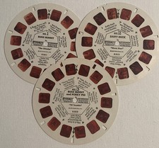 View-Master BUGS BUNNY B531, 3 Reel Set Red Tint V5