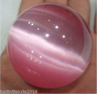 Multi-Color 50mm Mexican Opal Cat's Eye Gems Ball Crystal Healing Sphere Gifts