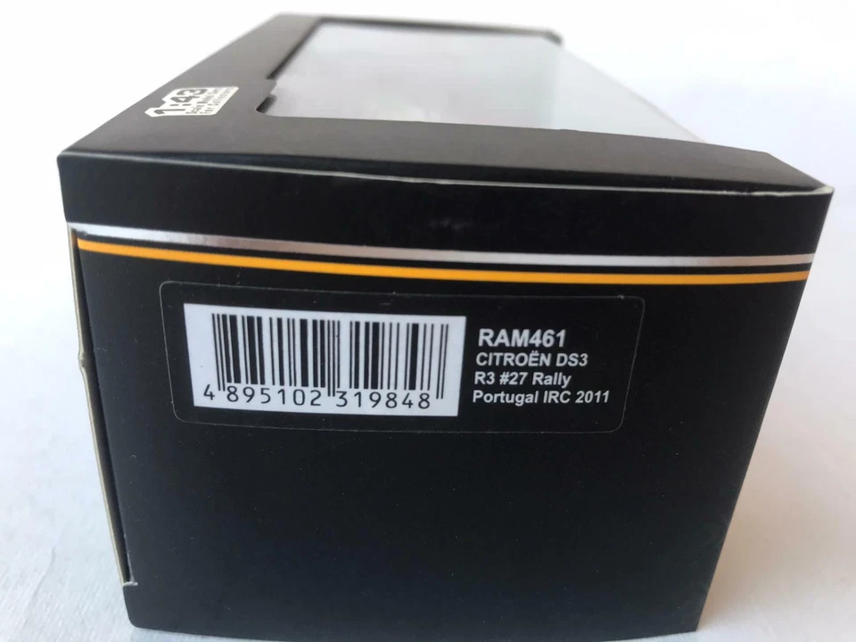 IXO Citroen DS3 R3 #27 Rally Portugal IRC 2011 1/43 RAM461 - Immagine 2 di 2
