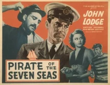 Pirate Of The Seven Seas poster John Lodge 1938 OLD PHOTO