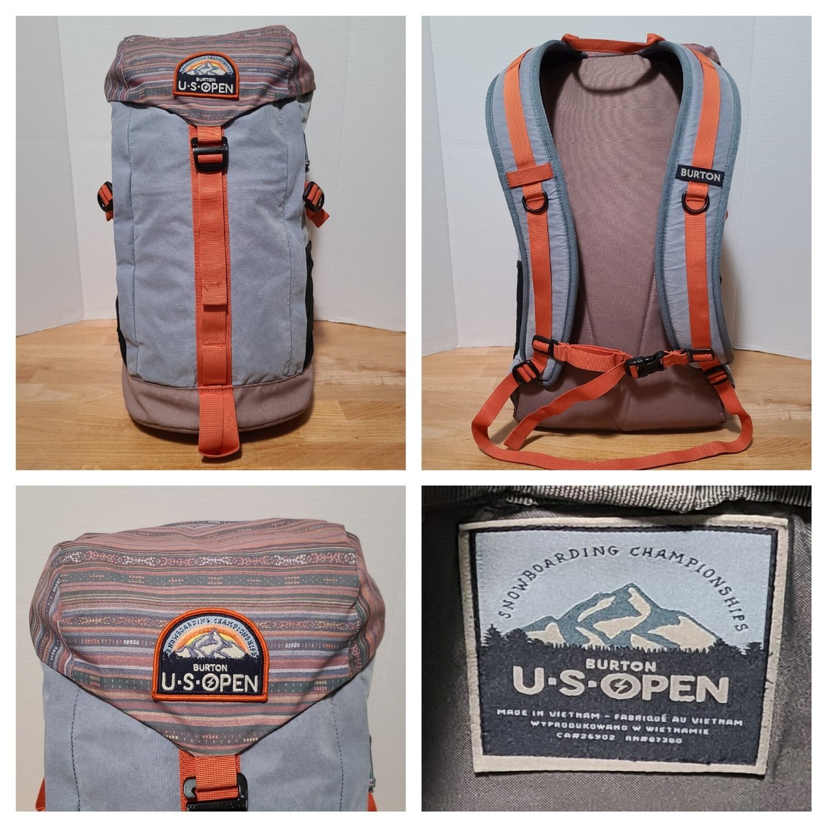 Burton US Open Snowboarding Championship Backpack Moroccan Aztec