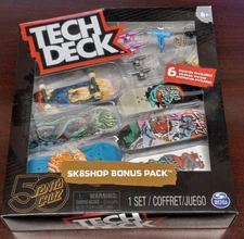 TECH DECK SANTA CRUZ 50TH ANNIVERSARY SK8SHOP BONUS PACK ASTA MCCOY LEVIATHAN