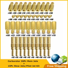 FIT PWK Keihin CV Carbs Carburetor 30x Main Jets&10x Slow Jets/Pilot Jet Kit US
