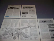 VINTAGE..HANDLEY PAGE HAMPDEN MK.I..SPECS/CUTAWAY/3-VIEWS...RARE! (792B)