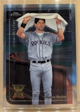 1999 Topps Chrome GOLD ROOKIE CUP #52 Todd Helton Rockies RARE BASE CARD