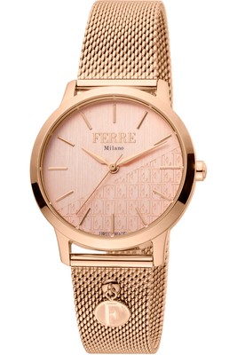 Ferrè Milano Watch - FM1L152M0081 for Female Rose Gold in Steel