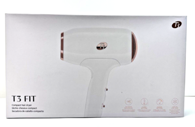 T3 White and Rose Gold Compact Hair Dryer T3 Fit Compact Hair Dryer, White/Rose Gold 1 Count - Walmart.com main image 4