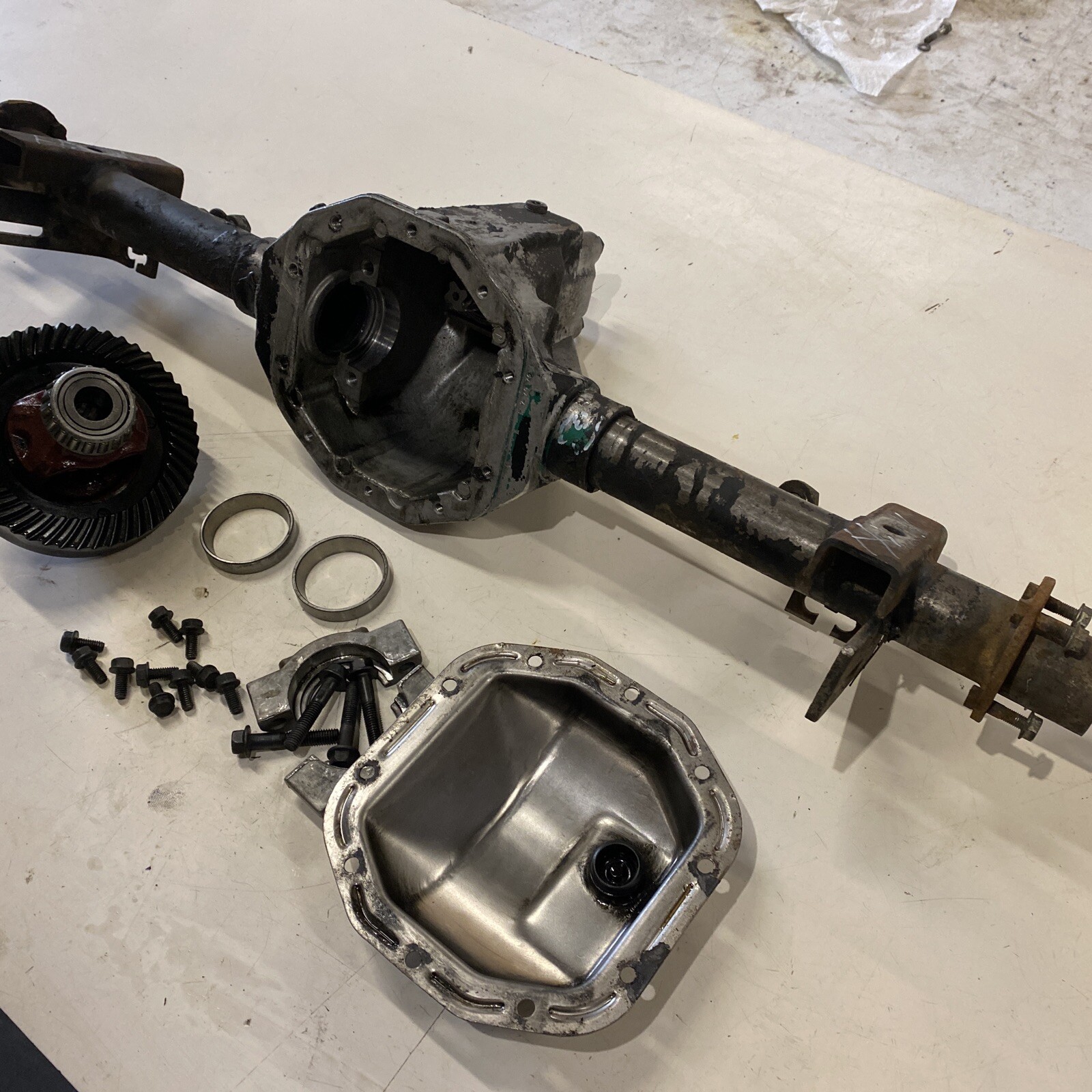 1970’s Vintage Ezgo 36v Electric Golf Cart Rear End ring Gear spyder