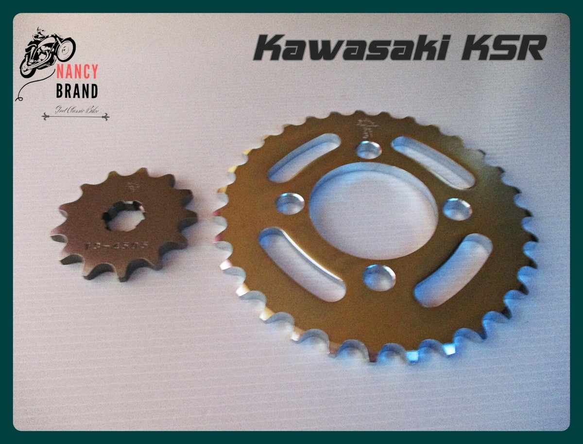 Fit Kawasaki KSR Front & Rear Sprocket 13T+31T #nan6191# | eBay