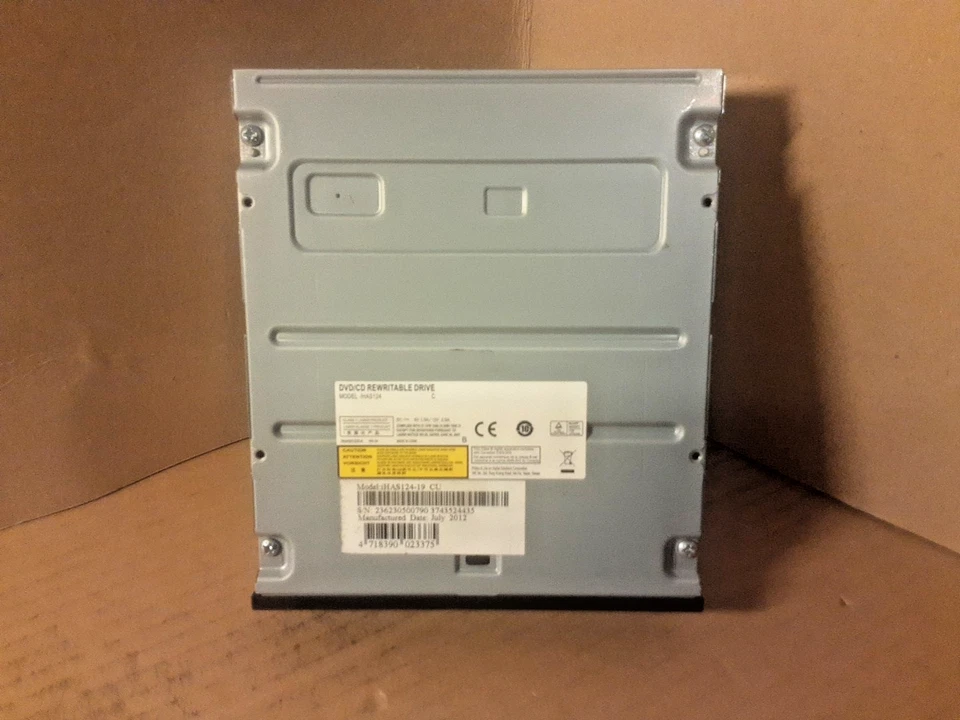 LITE-ON iHAS124-19 EUV Multi DVD+R recorder DL  Disk Drive SATA Black - Image 2 of 4