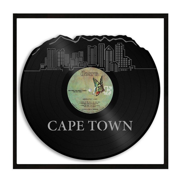 Cape Town South Africa Vinyl Wall Art Cityscape Vintage Exclusive