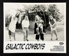 1990s Galactic Cowboys Texas Heavy Metal Band Vintage Promo Photo Colvin Huggins