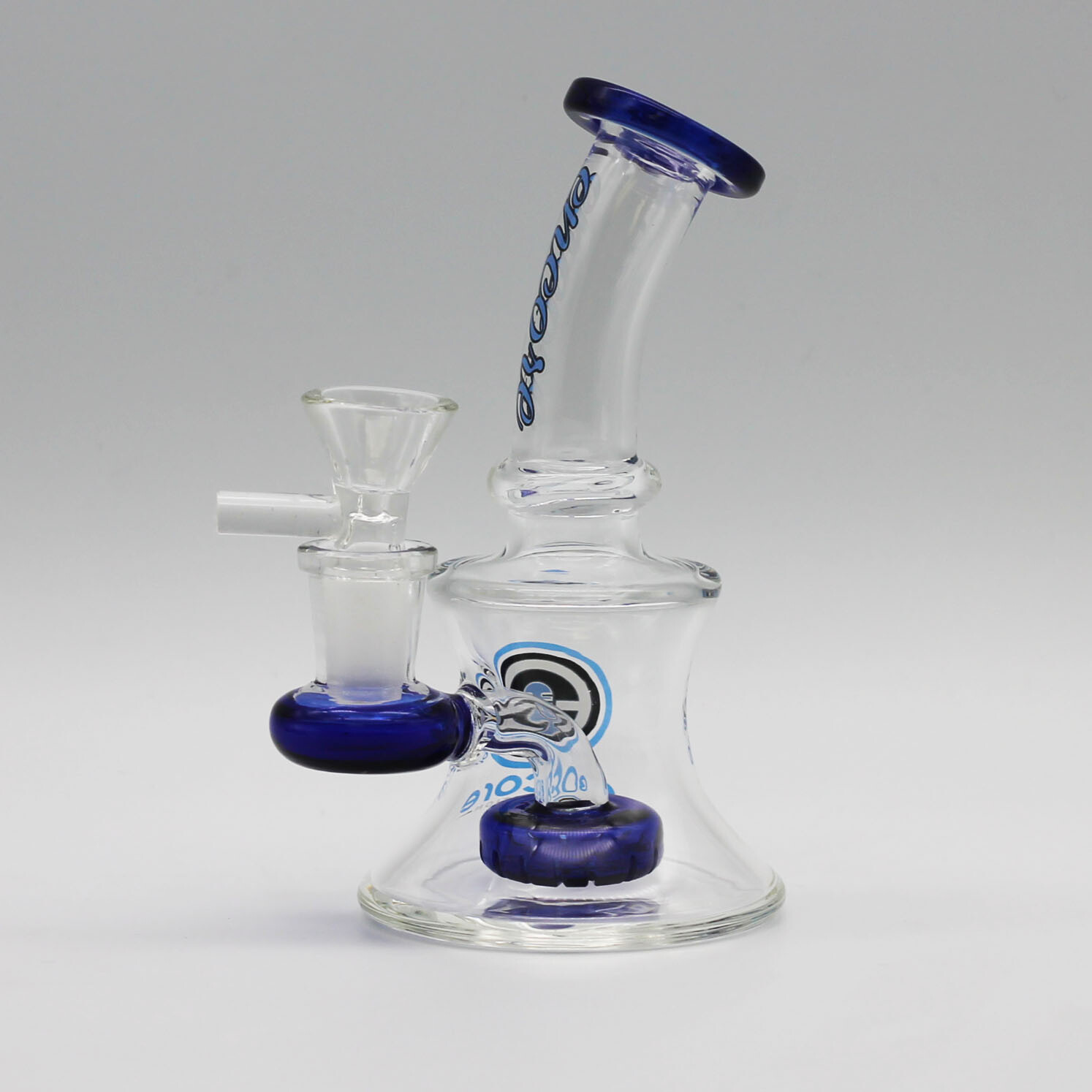 Mini 5.5" inch Asst Color Matching Lip  Hookah Water Pipe Glass Tobacco Bong