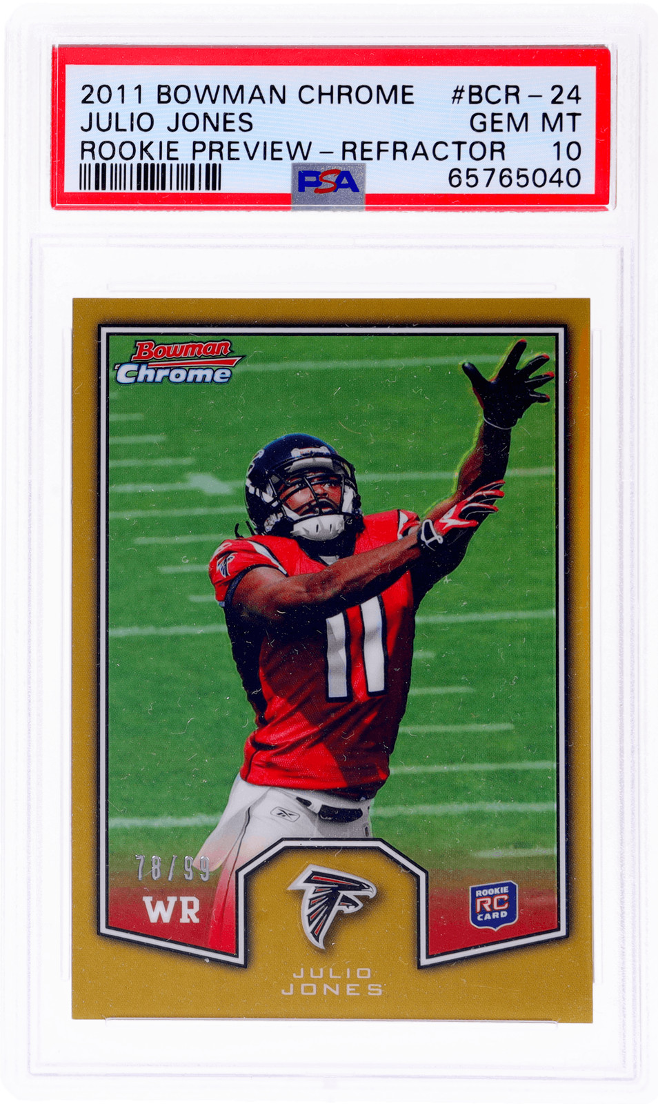 Julio Jones Bowman Chrome Rookie Preview #BCR24 Refractor