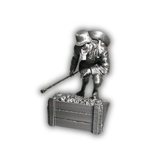 German Flamethrower Ww1 7.8 in tall printed in Silver Color