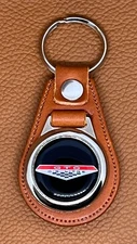 BLACK GTO KEYCHAIN PREMIUM LEATHER 100% HIGH QUALITY 6.5