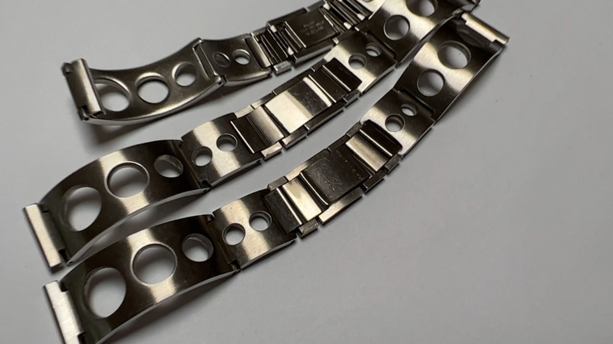 1960's Diver watch Rally Wristband All Steel Imperial for Zodiac