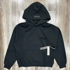 Fear of God Essentials Hoodie (SS22) Stretch Limo/Black BRAND NEW w/Tags | XS-XL