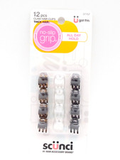 Scunci Claw Hair Clips Thick Hair No Slip All Day Hold 12 pcs 37157