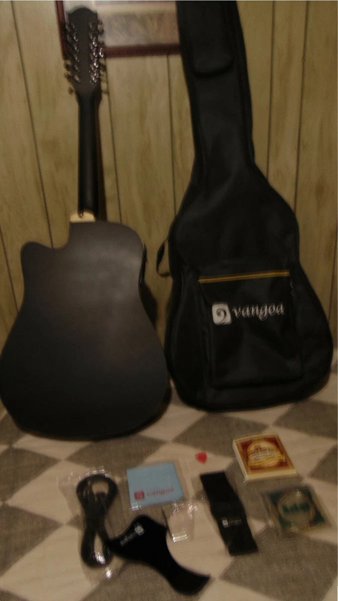 Vangoa 12 string acoustic electric guitar outlet