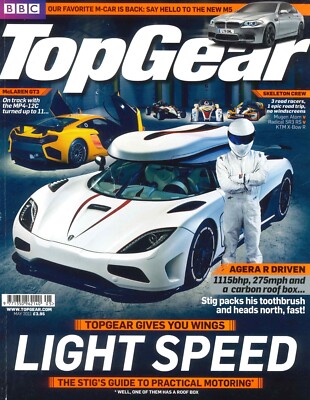 BBC Top Gear Magazine: Issue #217, McLaren GT3 Racer, BMW Concept M5, May 2011