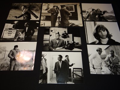 JE SALUE VOUS MAFIA Eddie Constantine Elsa Martinelli Pressefotos 1965