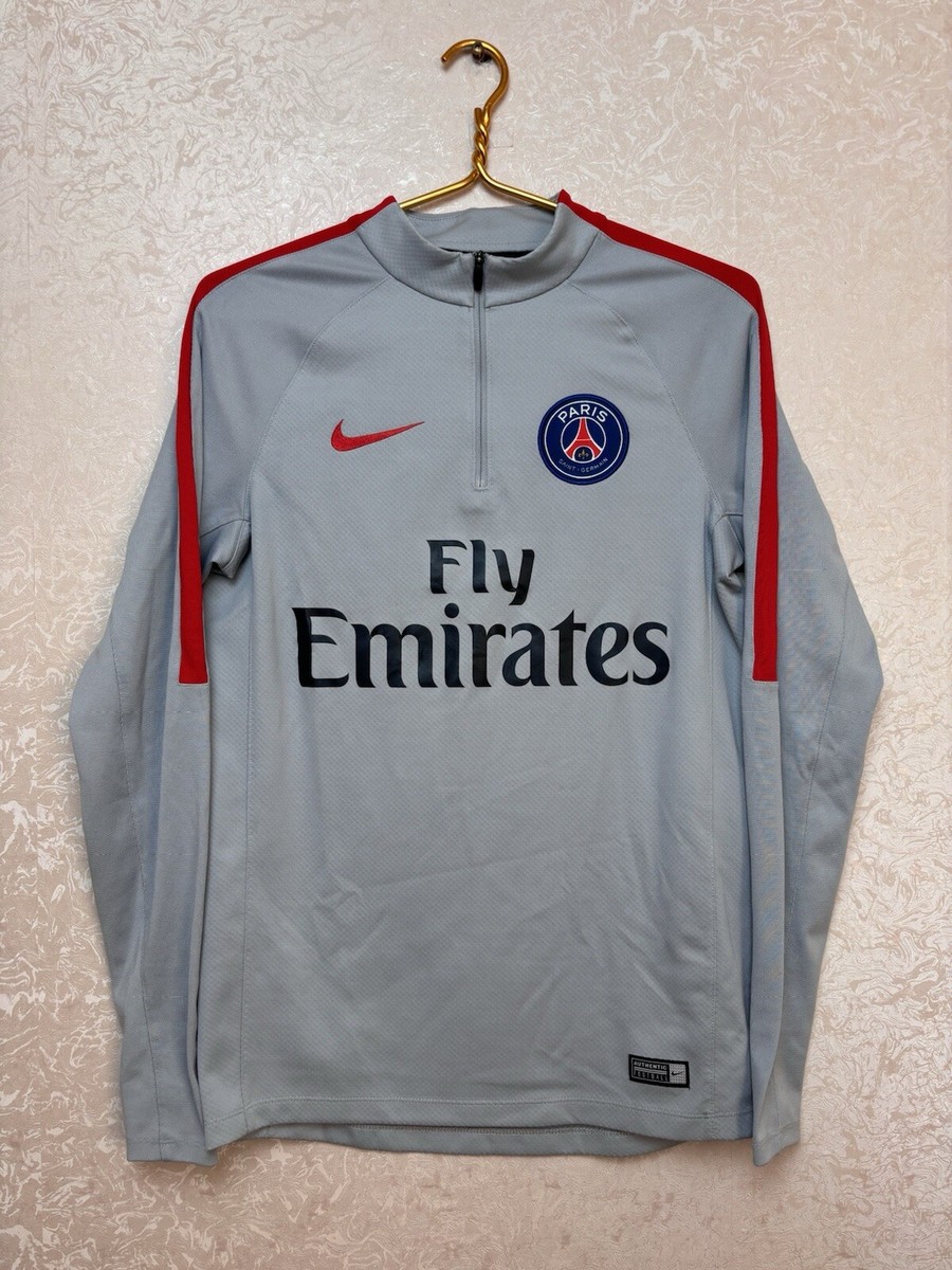 Nike Paris Saint-Germain PSG Squad Drill Top Grey Football Kit