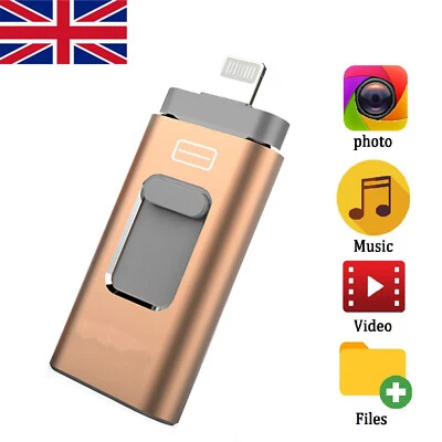 2TB 512GB OTG USB Flash Drive Memory Storage Photo Stick For iPhone 13 14 iPad