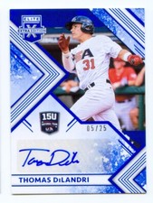 2018 Elite USA 15U AUTOGRAPH Blue 5/25 THOMAS DiLANDRI Bishop Gorman High School