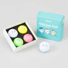 ZZ1 Chiikawa Golf Golf Balls (4 Balls) Chiikawa x Volvic 2409-CKG007WH0