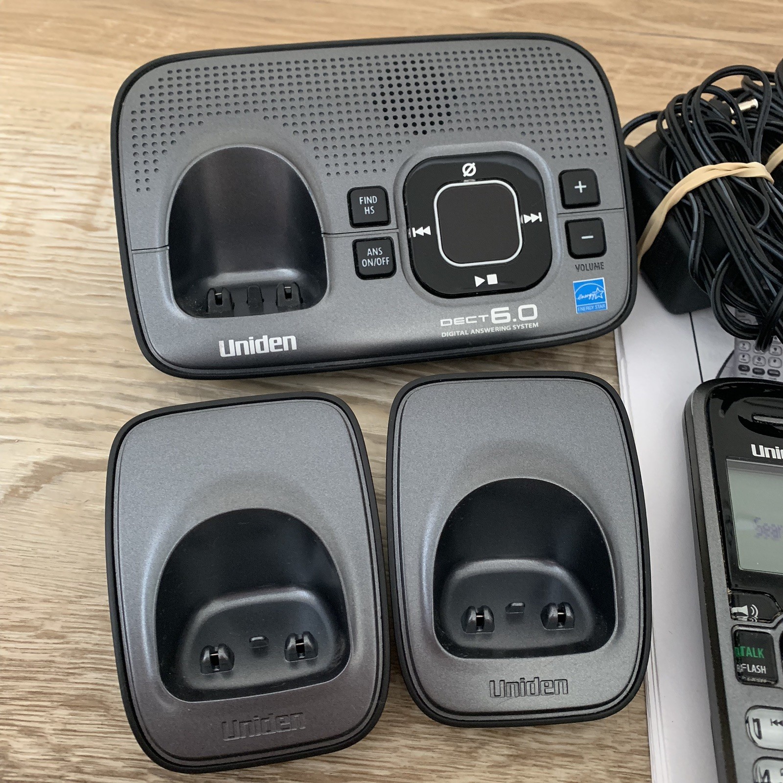 Uniden D1780 DECT 6.0 Cordless Phone Digital Answering System for sale  online | eBay