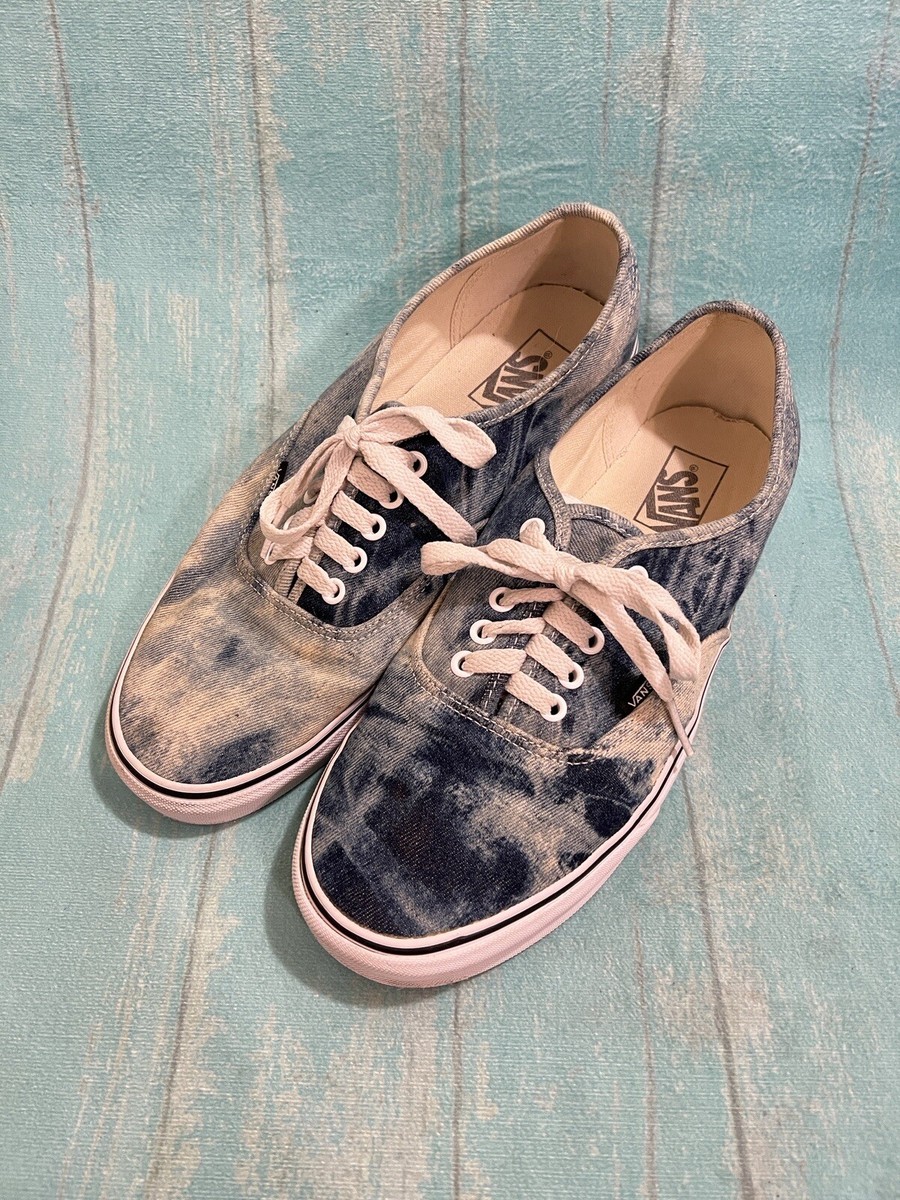ばんさん 90-12k Vans Authentic Acid Denim Shoes Sneakers for man